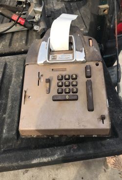 Antique deitemeter loader and cash register