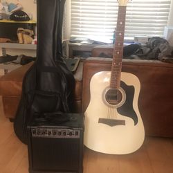 Randy jackson Acoustic electric guitar & Amp