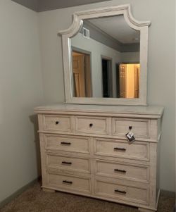 Dresser and Mirror