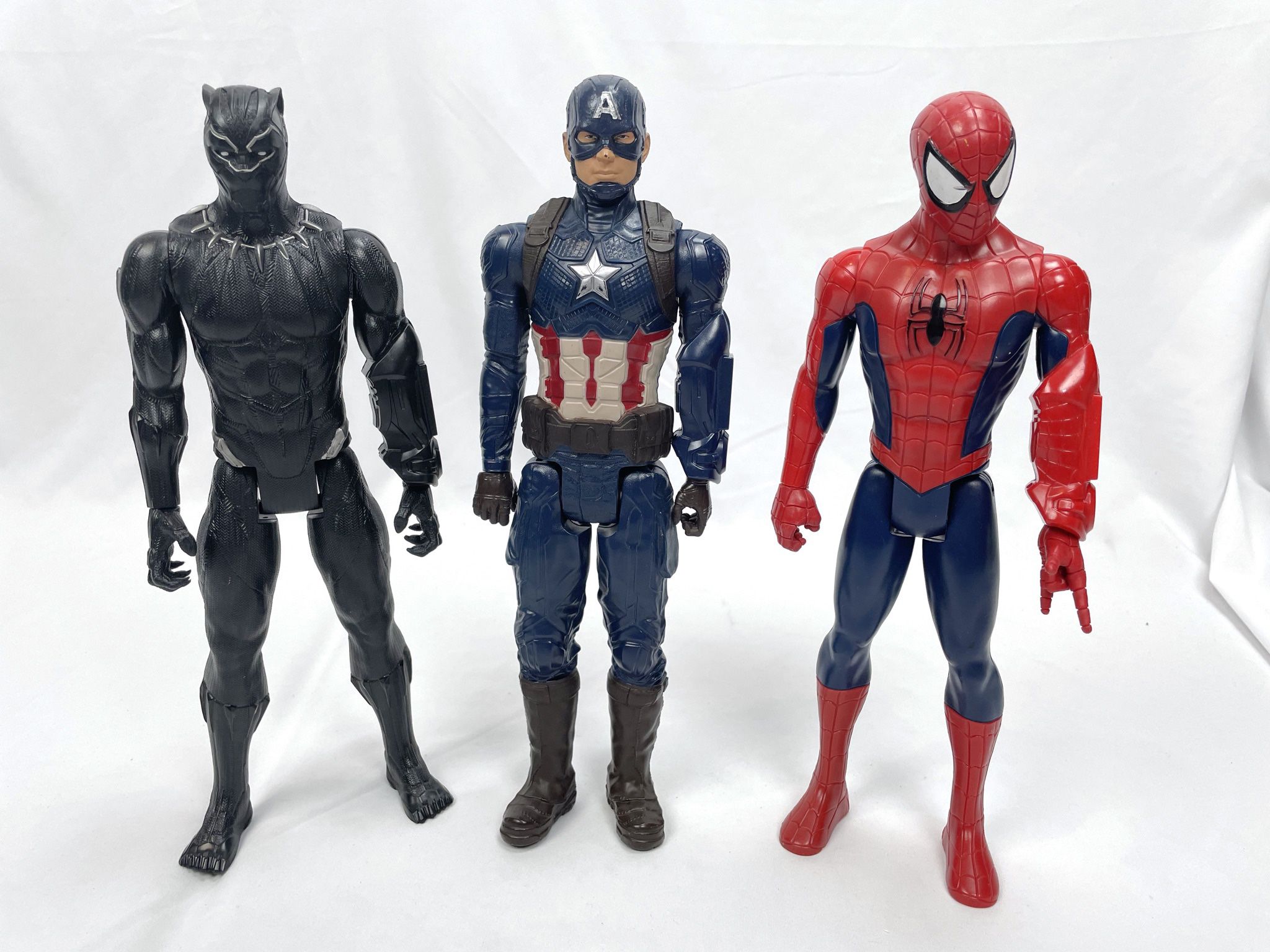 Avengers Titan Hero Action Figures Spiderman Captain America Black Panther