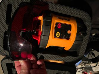 W/ GLASSES CASE& BATTERIES LEVEL ROTARY LASER KIT