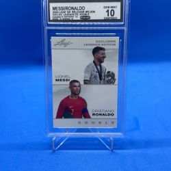 MESSI/RONALDO CCG GEM MINT 10