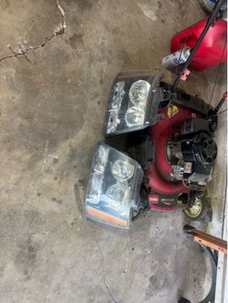 Tahoe avalanche suburban headlights