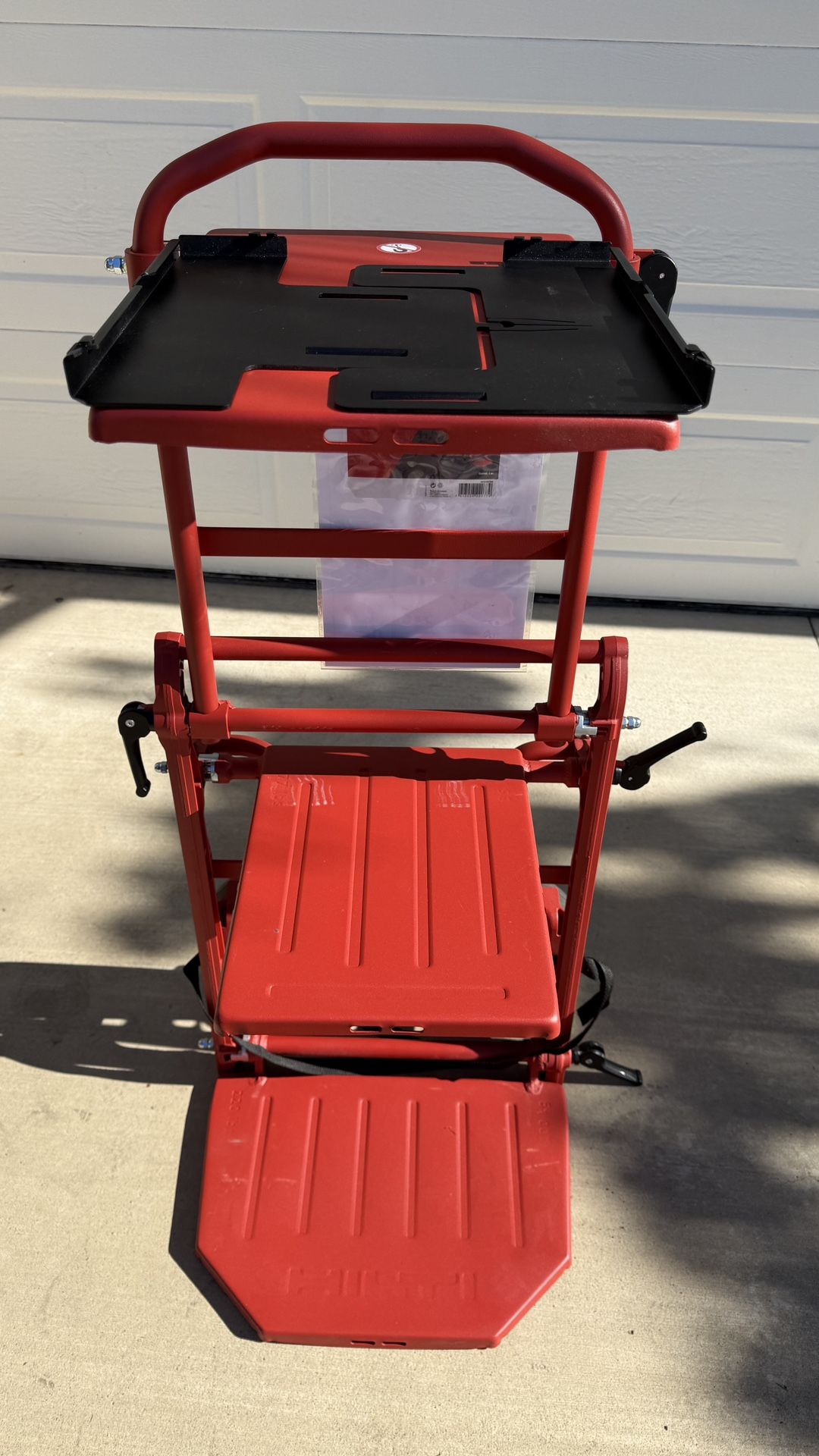 Hilti - 330 lbs. Capacity Folding Utility Cart with 2-Wheels, 3-Shelves New, Great Shape, No Ding, No Dent Retail: $280+Tax!!! Use for transporting co
