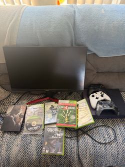 Xbox 1s 1tb and monitor