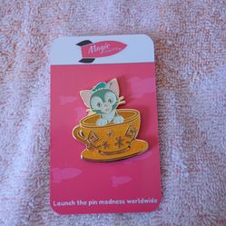 Mad Hatter Tea Cup Mystery pin