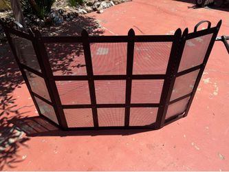 Large fireplace screen