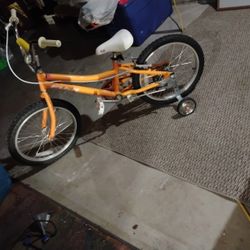 Fuji Girls Bike With Training Wheels