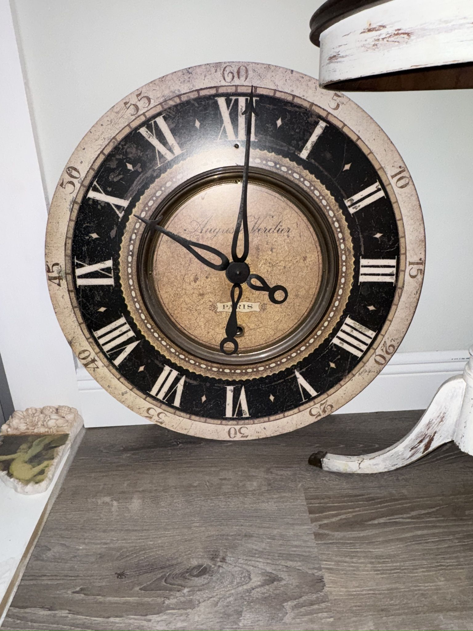 Antique Vintage Large Wall Clock