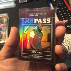 LEBRON JAMES 2017-18 Hoops Backstage Pass #1