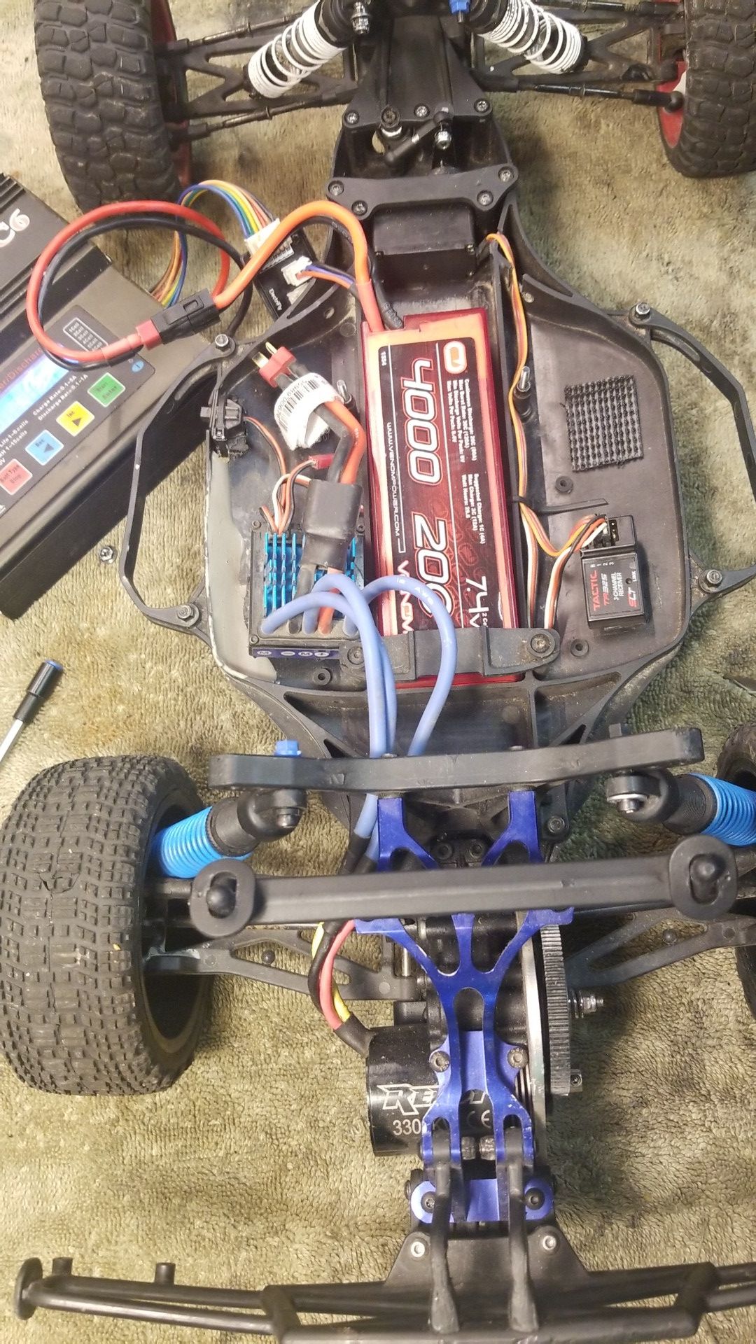 Hpi blitz with 70s Chevy body.