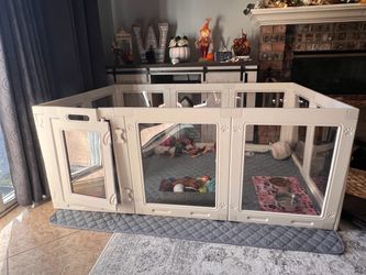 Clear Acrylic Dog Playpen