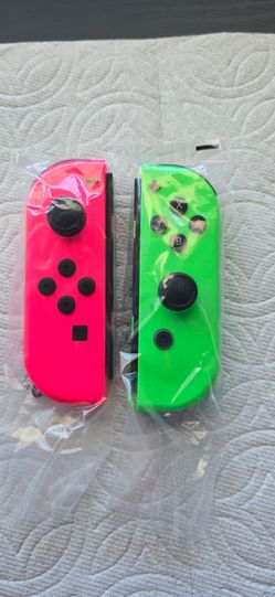 Neon Pink Neon Green Joy-Con Joycons Controller Nintendo OEM
