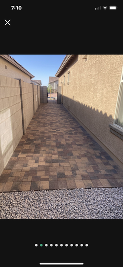 Pavers turf travertine sod concrete