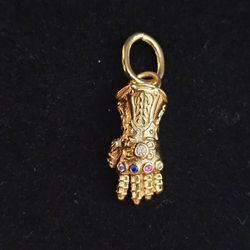 S925 Sterling Silver Infinity Gauntlet Charm,Charms For Pandora Bracelet 