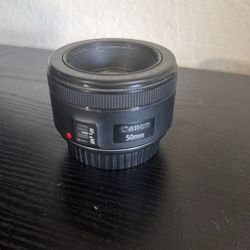 CANON EF LENS 50mm (NO LENS COVER)