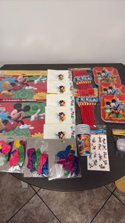 Mickey mouse party supl $$$$$15 todo