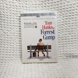 Forrest Gump Special Collectors edition dvd 2 disk set . Good condition and smoke free home.  141 min PG 13 
