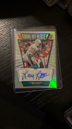 Larry Little Holofame Autograph 009/100