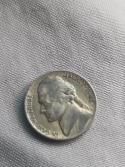 War time nickle 1940- 42