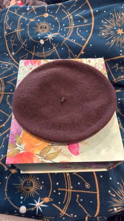 Classic 100% Wool Beret – Chocolate Brown French Style