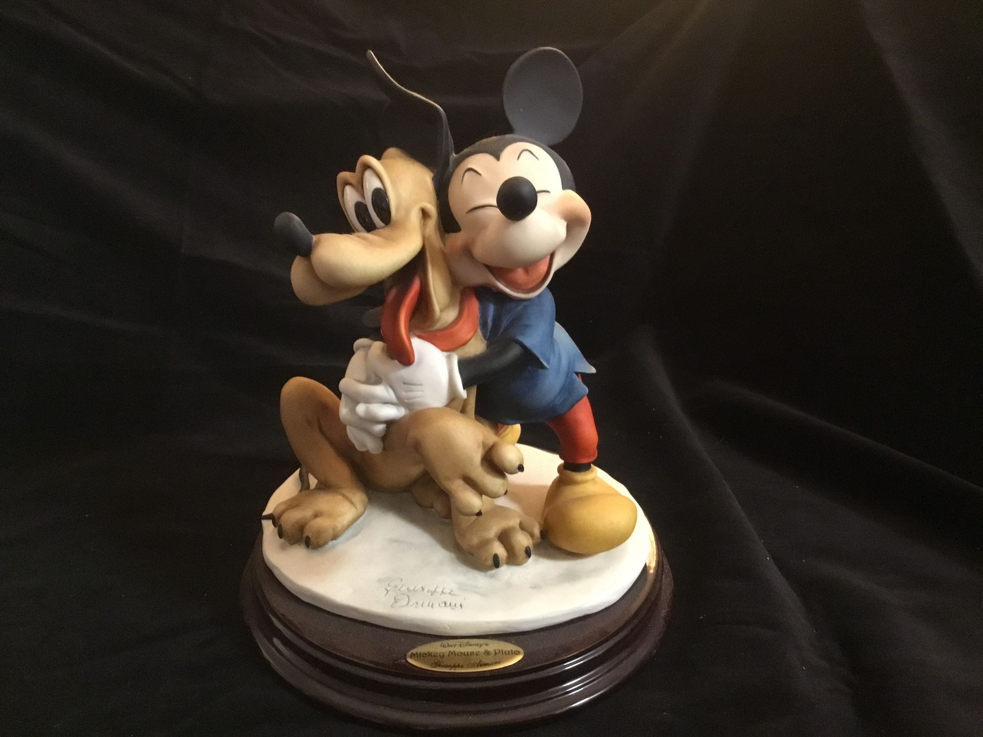 Armani/Disney Figurine — Mickey & Pluto