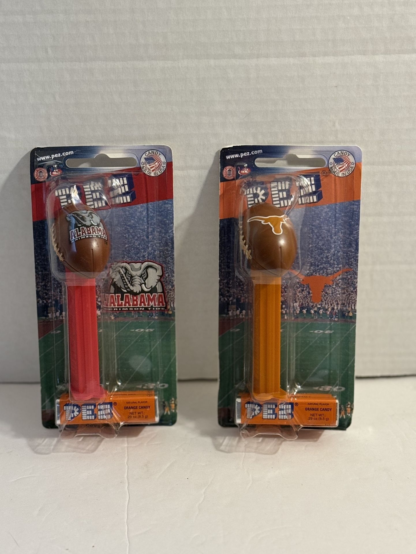 Pez NCAA Football U of Texas & Alabama