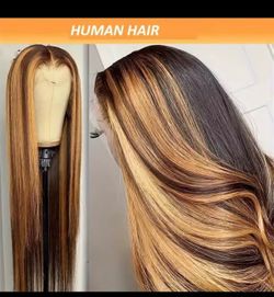 “36” Highlight Human Hair wig