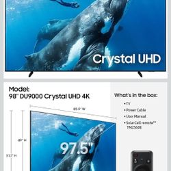 Samsung 98-Inch Class 4K Crystal UHD