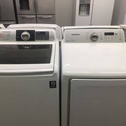 Samsung Large Load Washer And Dryer Set