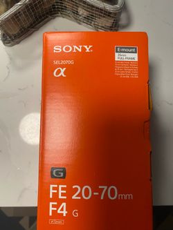 Sony 20-70mm F4 G OSS Brand new