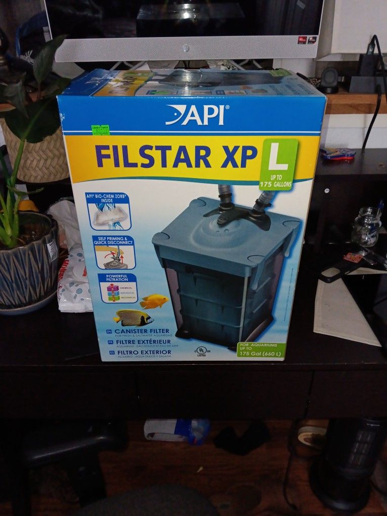 Canister Filter For Fresh And Salt Water Aquariums