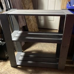  Bookshelve   30” X  13.25”  X  30” H Gray 