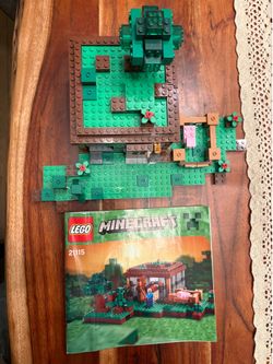 Used RETIRED Minecraft Lego set 21115 with instructions 100% complete