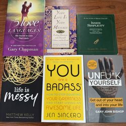 Self Help Self Care book Lot