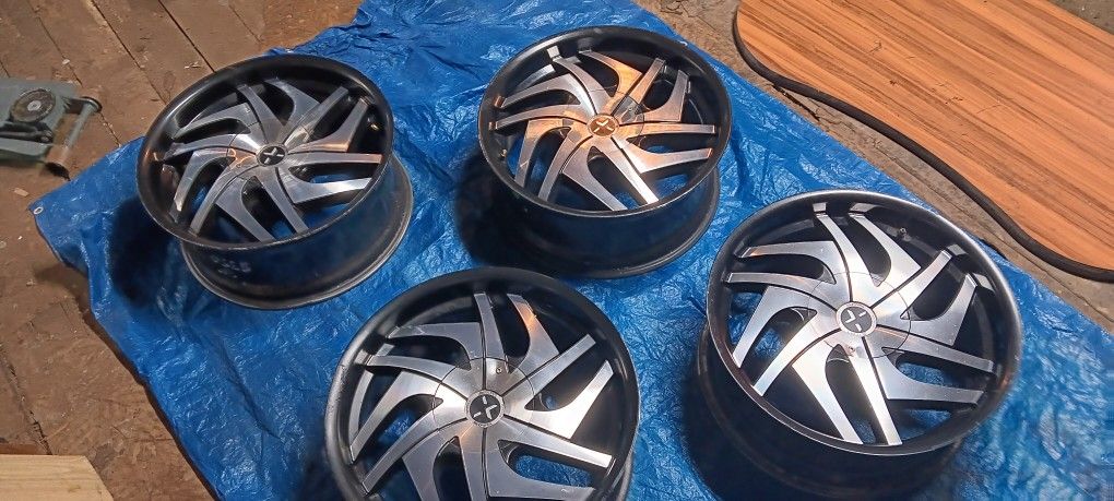 20 Inch Wheels Rims Set Star Phantom 205