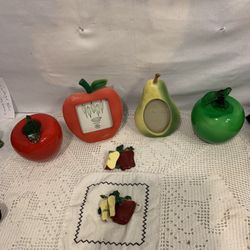 Apple Decorations 6 Pcs