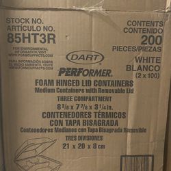 Dart Foam Plate Containers