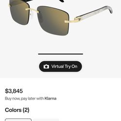 Cartier Buffalo Glasses