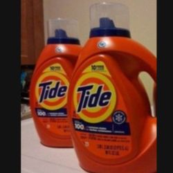 2 Bottles Liquid Tide.Bottles  $22.00