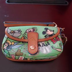 Dooney &  Bourke Disney Wristlet Purse Mint Green