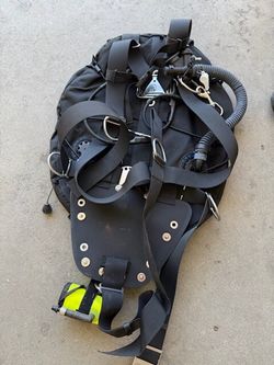 Scuba side mount BCD