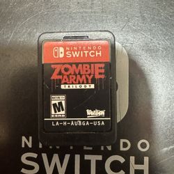 Nintendo Switch Game Zombie Army