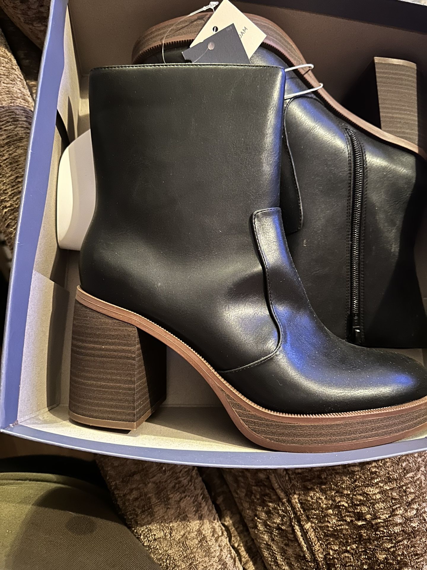 Black Booties Size 9
