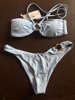 Blue bathing suit