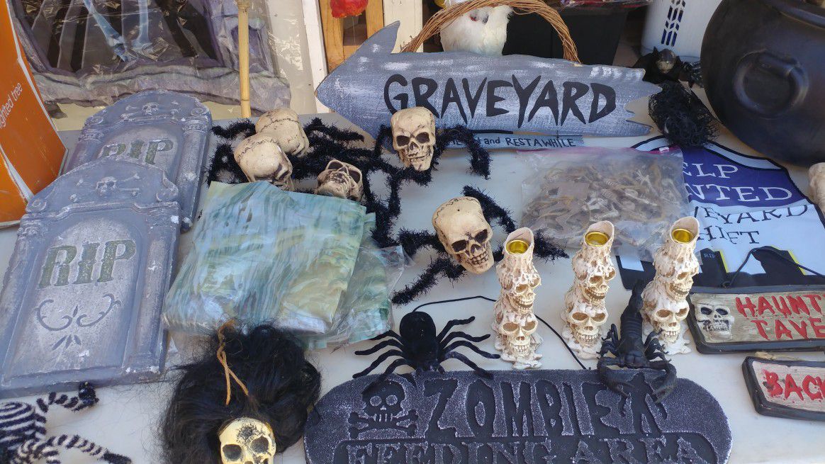 Halloween props chill to the bone