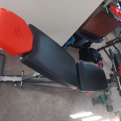 Weight Bench With Bicep Press