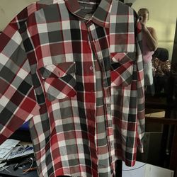 Old School Original Long Sleeve Button Up 2XL