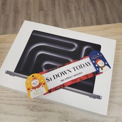 Apple MacBook Pro M3 Chip Brand New - $1 Down Today - NO CREDIT Needed