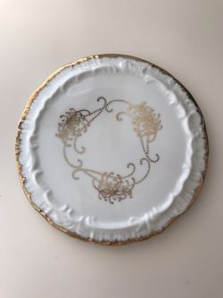 Gold Trim Dish